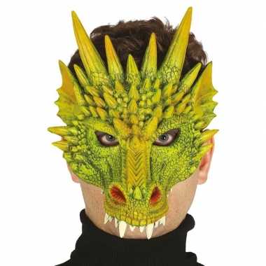 Carnavalskleding draak/draken horror masker foam arnhem