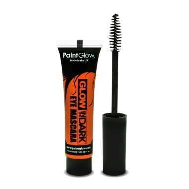 Carnavalskleding glow the dark mascara oranje arnhem