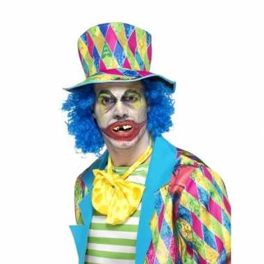 Carnavalskleding halloween horror clown gebitje volwassenen arnhem