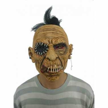 Carnavalskleding  Halloween Horror thema maskers man dichtgenaaide mo