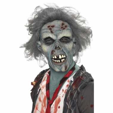 Carnavalskleding  Halloween Masker zombie grijs haar Arnhem