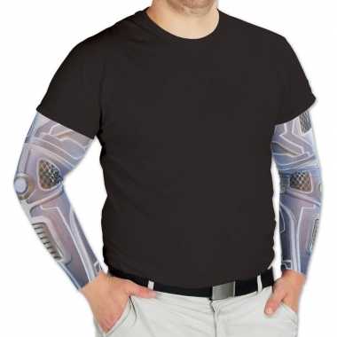 Carnavalskleding halloween robot halloween verkleedaccessoire mouwen