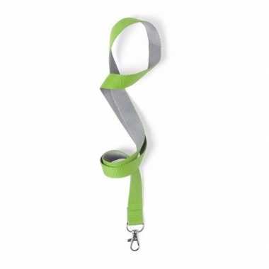 Carnavalskleding keycord groen/grijs arnhem