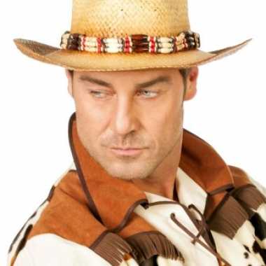 Carnavalskleding  Luxe cowboy hoed kralen Arnhem