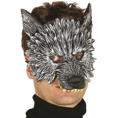 Carnavalskleding wolf/wolven horror masker foam arnhem