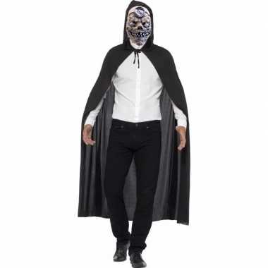Halloween halloween carnavalskleding cape mad doctor masker arnhem