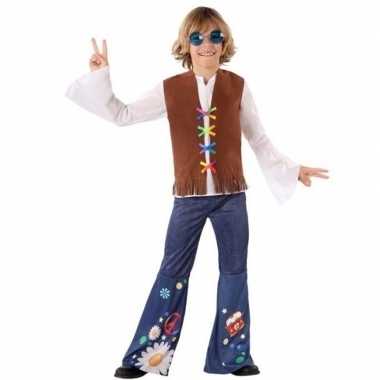 Hippie/flower power verkleed carnavalskleding jongens arnhem