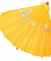 Carnavalskleding chinese paraplu donker oranje arnhem