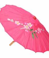Carnavalskleding chinese paraplu fuchsia arnhem