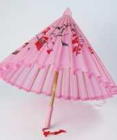 Carnavalskleding chinese paraplu roze bloemen arnhem