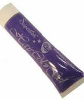 Carnavalskleding haargel fluor paars arnhem