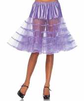 Carnavalskleding lange lavendel paarse petticoat dames arnhem
