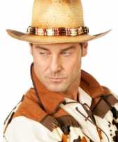 Carnavalskleding luxe cowboy hoed kralen arnhem