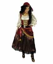 Carnavalskleding luxe piraten jurk bandana arnhem