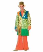 Carnavalskleding oranje wijd uitlopende verkleedbroek heren arnhem