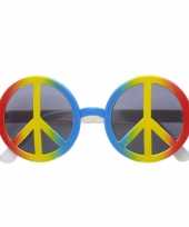 Carnavalskleding peace hippie zonnebril arnhem