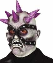 Carnavalskleding punk zombie horror masker latex arnhem