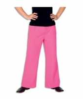 Carnavalskleding roze lange broek heren arnhem