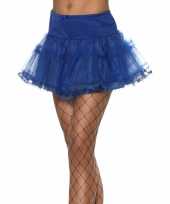 Carnavalskleding tule petticoat blauw arnhem
