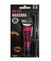 Carnavalskleding uv oog mascara roze arnhem