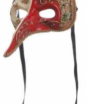 Carnavalskleding venetiaans snavel masker arnhem