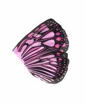 Carnavalskleding vlinder vleugels roze kids arnhem