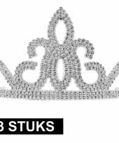 Carnavalskleding x prinsessen tiara zilver dames arnhem 10145251