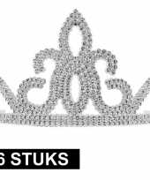 Carnavalskleding x prinsessen tiara zilver dames arnhem 10145253