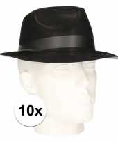 Carnavalskleding x trilby feesthoedjes zwart volwassenen arnhem 10114692