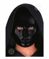 Carnavalskleding zwart gezichtsmasker arnhem