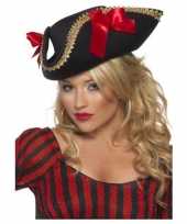Carnavalskleding zwarte piraten driesteek verkleed hoed volwassenen arnhem