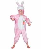 Roze konijnen carnavalskleding kinderen arnhem